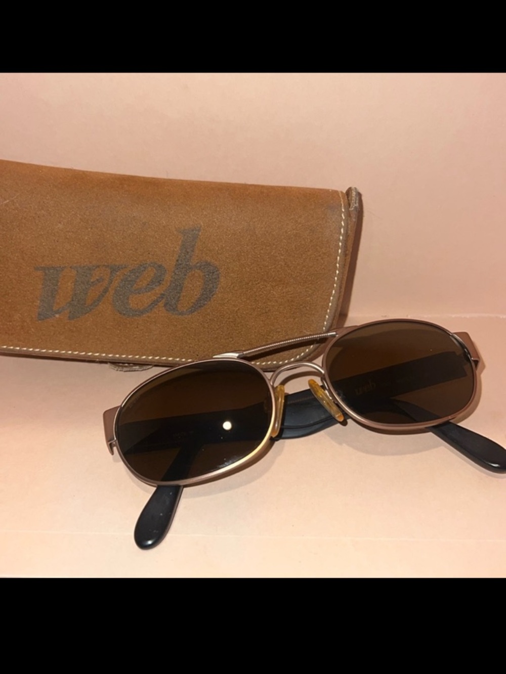 Web Brown Gold 2007 Medium 018S Sunglasses